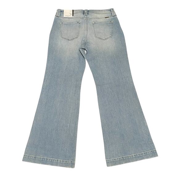 Kancan Women's High Rise Wide Flare Stretch Jeans Size 15/31 NEW - Picture 4 of 8